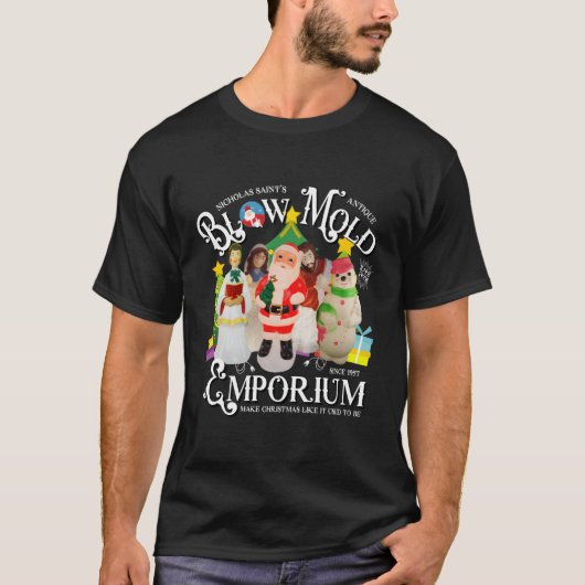 Antiek blaasvorm Emporium sinds 1957 T-shirt (Voorkant)