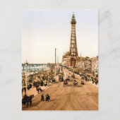 Antiek Blackpool British Seaside Briefkaart (Voorkant)