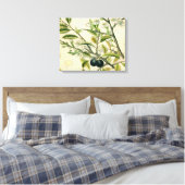 Antiek Blackthorn Botanische Print Bloembes (Insitu (Slaapkamer))