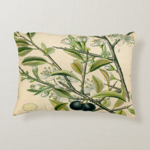 Antiek Blackthorn Botanische Print Bloembes Decoratief Kussen