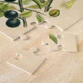 Antiek Blackthorn Botanische Print Bloembes Legpuzzel (Zijkant)