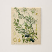 Antiek Blackthorn Botanische Print Bloembes Legpuzzel (Verticaal)