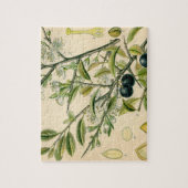 Antiek Blackthorn Botanische Print Bloembes Legpuzzel (Verticaal)
