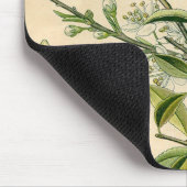 Antiek Blackthorn Botanische Print Bloembes Muismat (Hoek)