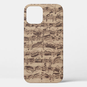 Antiek blad Music Bach Manuscript Case-Mate iPhone Case