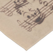 Antiek blad Music Bach Manuscript Tafelkleed (Gekanteld)