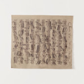 Antiek blad Music Bach Manuscript Wandkleed (Voorkant (horizontaal))