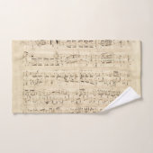 Antiek blad Music Chopin Manuscript Bad Handdoek (Handdoek)