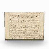 Antiek blad Music Chopin Manuscript Fotoblokken (Voorkant)