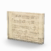 Antiek blad Music Chopin Manuscript Fotoblokken (Rechts)