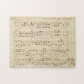 Antiek blad Music Chopin Manuscript Legpuzzel (Horizontaal)