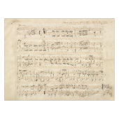 Antiek blad Music Chopin Manuscript Tafelkleed (Voorkant (Horizontaal))