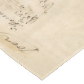Antiek blad Music Chopin Manuscript Tafelkleed (Gekanteld)
