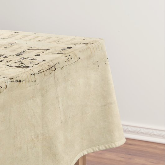 Antiek blad Music Chopin Manuscript Tafelkleed (Voorbeeld)