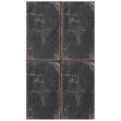 Antiek bladleder Tafelkleed (Voorkant)