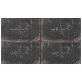 Antiek bladleder Tafelkleed