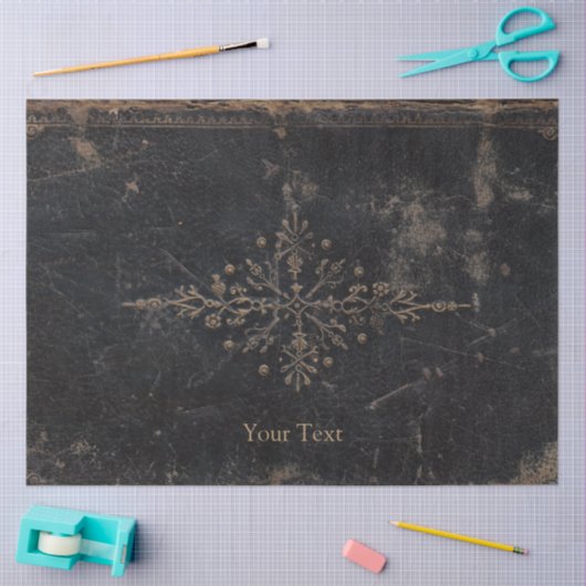  Antiek bladleder Tissuepapier (Craft)