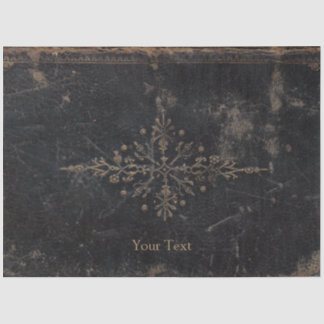  Antiek bladleder Tissuepapier