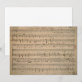 Antiek bladmuziek uit 1822, Song of the Old Man (Voorkant / Achterkant)