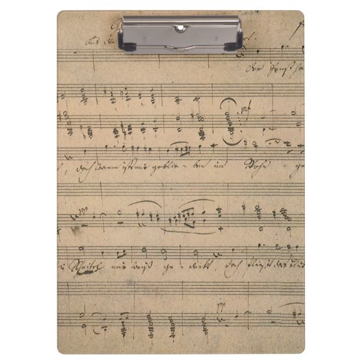 Antiek bladmuziek uit 1822, Song of the Old Man Klembord (Voorkant)