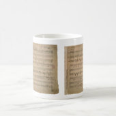 Antiek bladmuziek uit 1822, Song of the Old Man Koffiemok (Center)