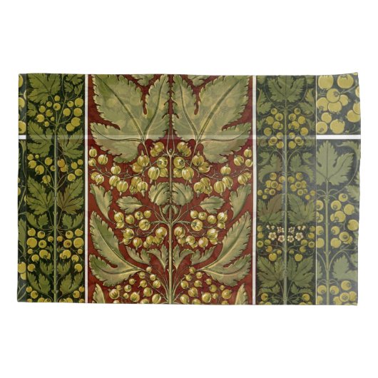 Antiek bladpatroon Kussensloop (Achterkant)