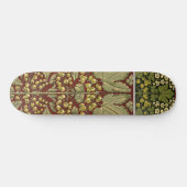 Antiek bladpatroon skateboard (Horizontaal)