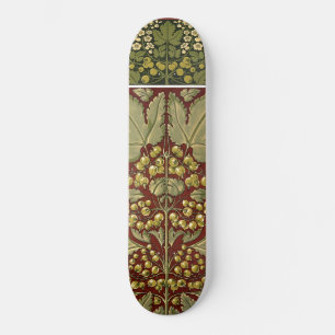 Antiek bladpatroon skateboard