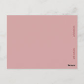 Antiek Bladwijzer met gelaagde hartslag Briefkaart (Achterkant)