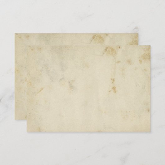 Antiek, blanco, gesneden RSVP-kaarten RSVP Kaartje (Voorkant / Achterkant)