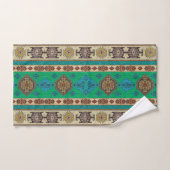 Antiek  blauw Kilim Turks Bad Handdoek (Handdoek)