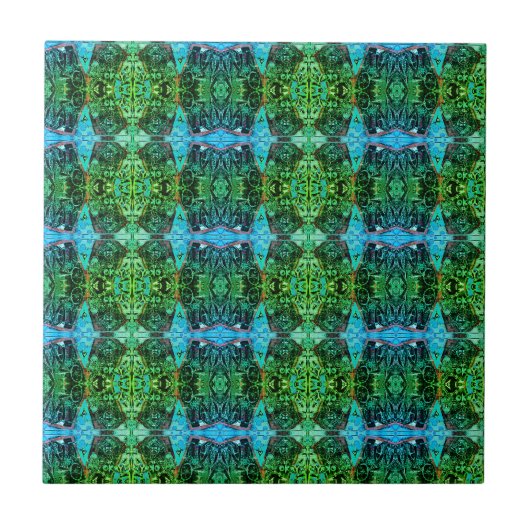  Antiek Blauw Kunst Nieuwe Tegeltje (Voorkant)