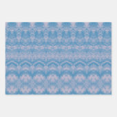 Antiek blauw pastpatroon ontkoppeling Inpakpapier Vel (Voorkant 3)