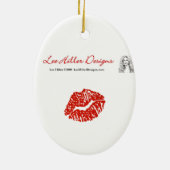 Antiek Blauw Peacock Keramisch Ornament (Achterkant)