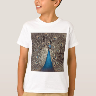 Antiek Blauw Peacock T-shirt