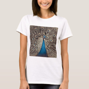 Antiek Blauw Peacock T-shirt
