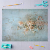 Antiek Blauw Romance Design Series 13 Tissuepapier (Craft)