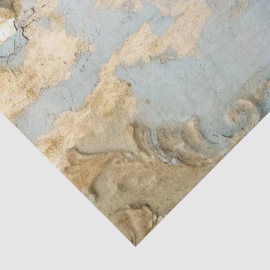 Antiek Blauw Romance Design Series 18 Tissuepapier (Detail)