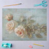 Antiek Blauw Romance Design Series 2 Tissuepapier (Craft)