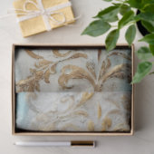 Antiek Blauw Romance Design Series 6 Tissuepapier (Geschenk)