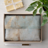 Antiek Blauw Romance Design Series 7 Tissuepapier (Geschenk)