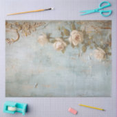 Antiek Blauw Romance Design Series 9 Tissuepapier (Craft)