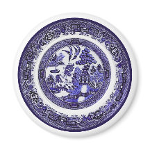  Antiek blauw Willow Pattern circa 1790