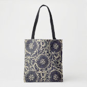 Antiek Blauwe China Patroon Canvas tas (Voorkant)