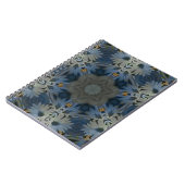 Antiek Blauwe Daisy Bloemen Notitieboek (Linkerzijde)