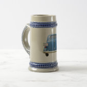 ANTIEK BLAUWE Mok BLAUWE BLAUW BEELD ~ Voeg jouw n (Voorkant links)