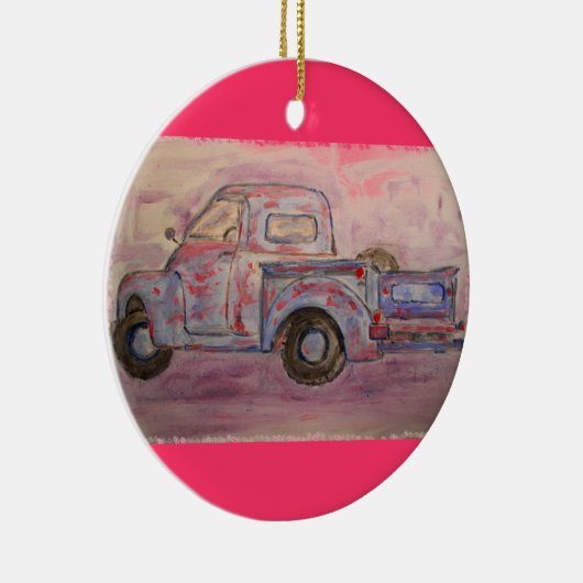 antiek blauwe patina keramisch ornament (Rechts)