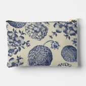 Antiek blauwe ventilator AfdrukFloral Etui (Achterkant)