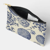 Antiek blauwe ventilator AfdrukFloral Etui (Open)