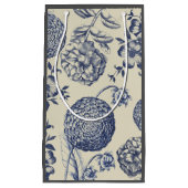 Antiek blauwe ventilator AfdrukFloral Klein Cadeauzakje (Voorkant)